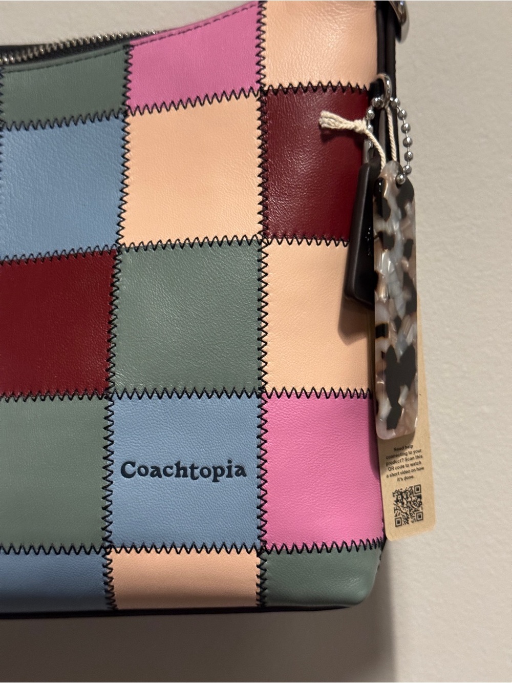 Coachtopia Alter Ego in Multicolor Patchwork Shoulder Bag - Picture 2 of 11